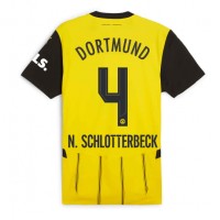 Camisa de Futebol Borussia Dortmund Nico Schlotterbeck #4 Equipamento Principal 2024-25 Manga Curta